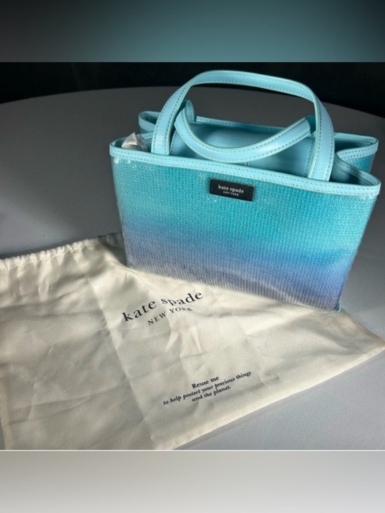 kate spade Handbags - Kate Spade- Sam Icon Ombre Sequins Tote /Crossbody (Blue) No Dust Bag